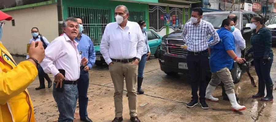 Confirma Adán Augusto disminución de desfogue en presas Peñitas Confirma Adán Augusto disminución de desfogue en presas Peñitas