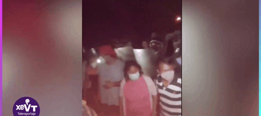 A punto de enfrentarse policías y colonos en Gaviotas tras inconformidades por el bombeo de agua por inundaciones