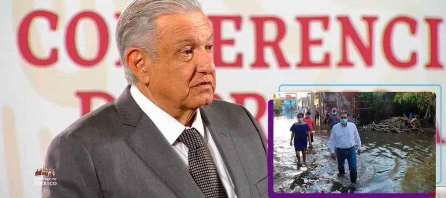Sugiere AMLO a Evaristo pedir ayuda a Adán para evitar supuesta privatización del alumbrado público