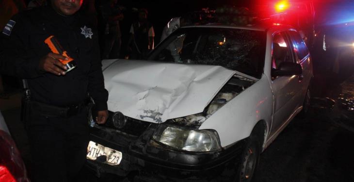 Carambola de autos deja dos personas lesionadas en Cárdenas