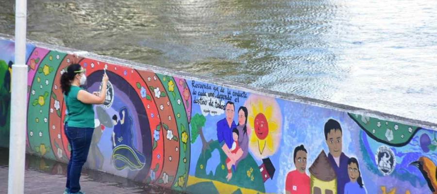 Embellecimiento del malecón de Villahermosa, una de las obras que dejaré a mis paisanos: AMLO  