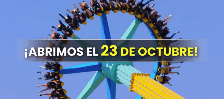 Anuncia Six Flags reapertura a partir del próximo 23 de octubre