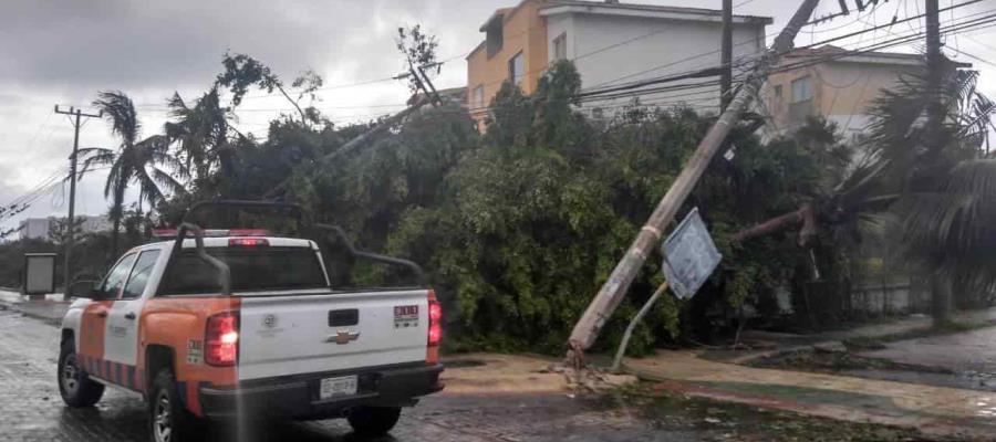 Saldo blanco y afectaciones menores reporta el gobierno de Quintana Roo tras el paso del huracán ‘Delta’
