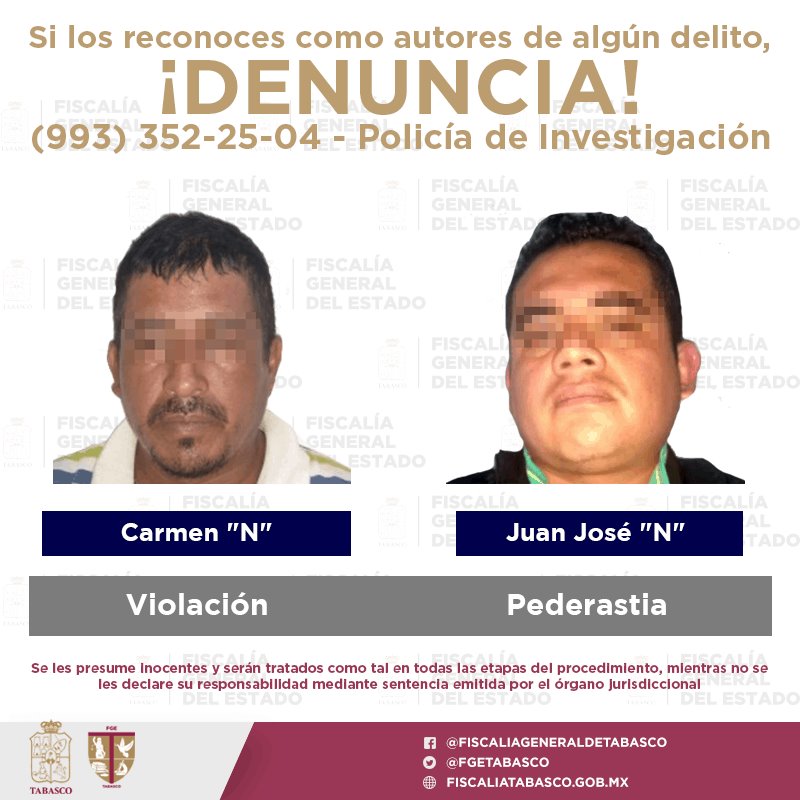 Cumple fiscalía cuatro órdenes de aprehensión por violencia familiar y violación, entre otros delitos