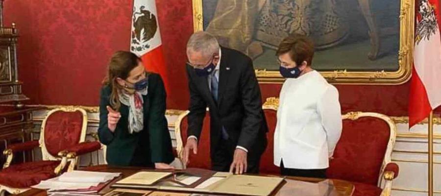 Informará Gutiérrez Müller de acuerdos que logre en Europa para recuperar artículos históricos-arqueológicos