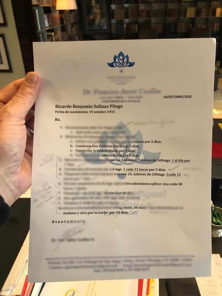 Ricardo Salinas Pliego da positivo a Covid-19