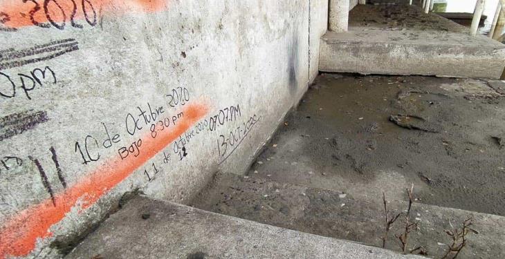 Desciende nivel de aguas del río Grijalva; ya se ve tierra de nuevo