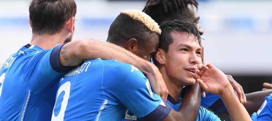 Con gol y asistencia de Chucky, Napoli vence 2-1 a Sampdoria