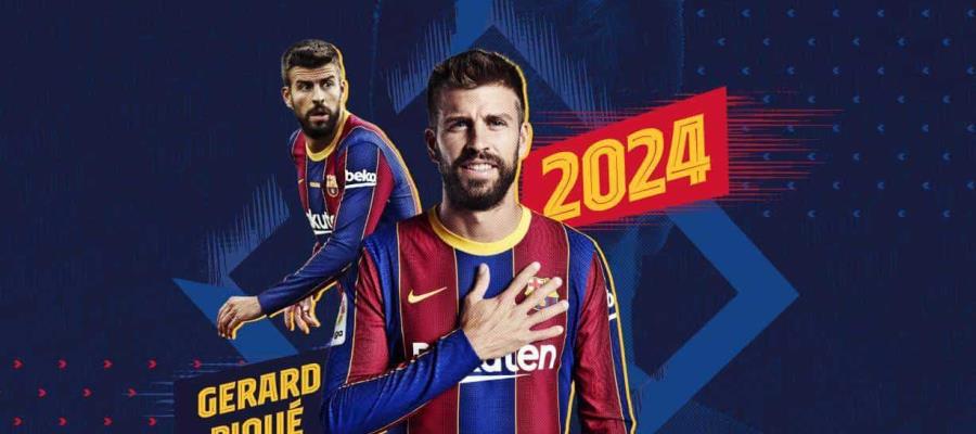 Barcelona renueva contrato a Piqué, ter Stegen, Lenglet y a de Jong
