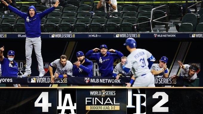 Dodgers vuelve a la cabeza de la Serie Mundial, con Víctor González como pitcher