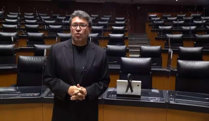 Reporta Monreal 22 contagiados de COVID-19 en el Senado; tres son legisladores