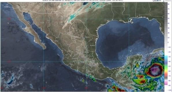 Se fortalece Tormenta Tropical Zeta en el Mar Caribe y se acerca a la Península de Yucatán Se fortalece Tormenta Tropical Zeta en el Mar Caribe y se acerca a la Península de Yucatán