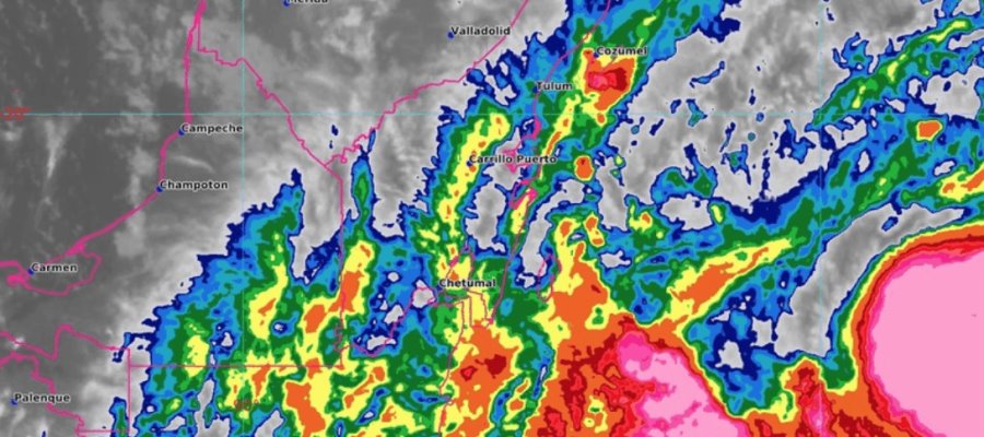 Prevén lluvias fuertes con descargas eléctricas en Chiapas, Quintana Roo y Yucatán, debido a Zeta Prevén lluvias fuertes con descargas eléctricas en Chiapas, Quintana Roo y Yucatán, debido a Zeta