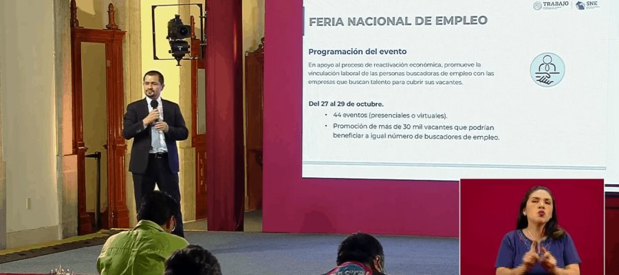 Reporta Servicio Nacional de Empleo 800 mil personas colocadas en lo que va del sexenio