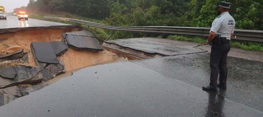 Colapsa carretera Las Choapas-Ocozocoautla, tras paso del Frente Frío 9