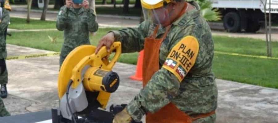 Destruye SEDENA armamento decomisado en Tabasco Destruye SEDENA armamento decomisado en Tabasco