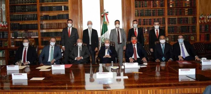 Se reúne Olga Sánchez con gobernadores del PRI; Alito destaca que buscan construir los mejores resultados para México