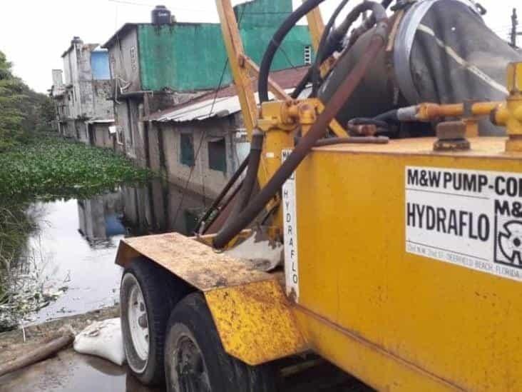 Con nuevas bombas y dragas, se podrá desalojar el agua: Protección Civil