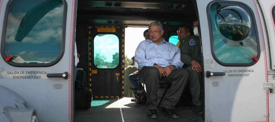 AMLO no regresará por ahora a Tabasco y Chiapas