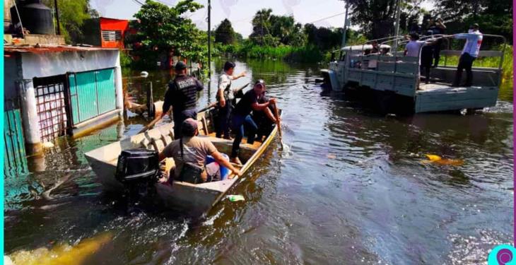 Fotogalería| Sufre Gaviotas Sur, sector Armenia, inundaciones por el río Grijalva