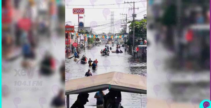 Fotogalería| Sufre Gaviotas Sur, sector Armenia, inundaciones por el río Grijalva