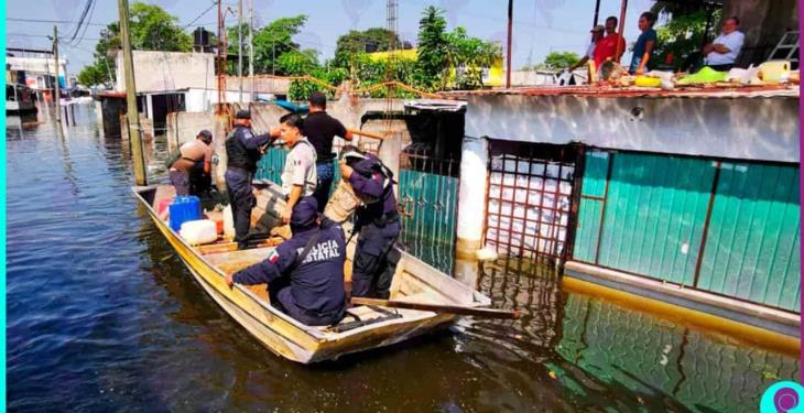 Fotogalería| Sufre Gaviotas Sur, sector Armenia, inundaciones por el río Grijalva