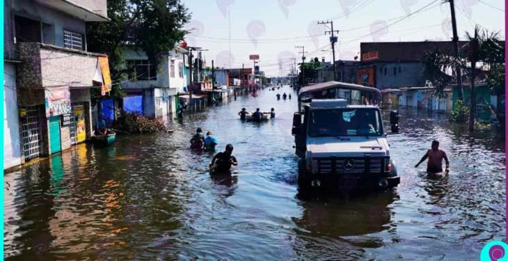 Fotogalería| Sufre Gaviotas Sur, sector Armenia, inundaciones por el río Grijalva