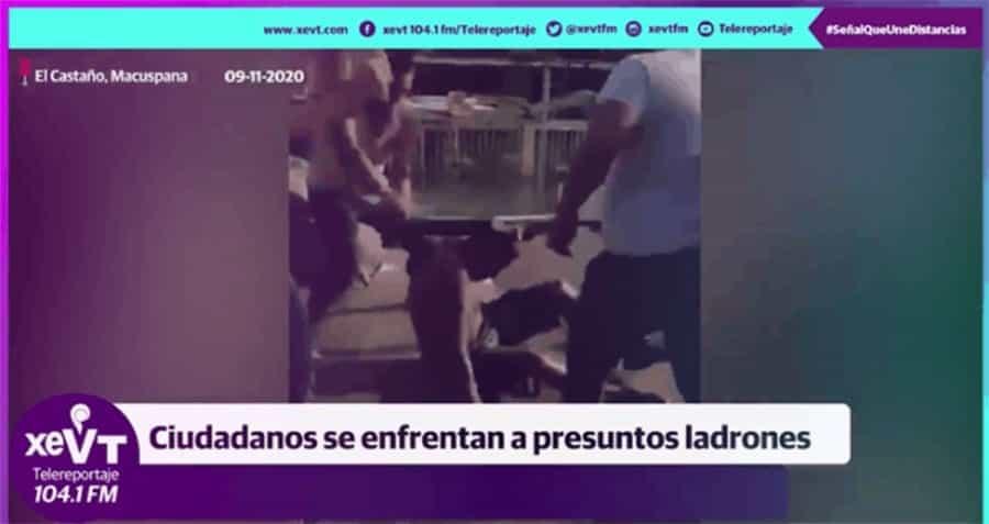 Ciudadanos “ajustician” a ladrones en azotea… en Macuspana