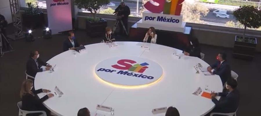 “Sí por México” acuerda alianza con PRI, PAN y PRD rumbo al 2021