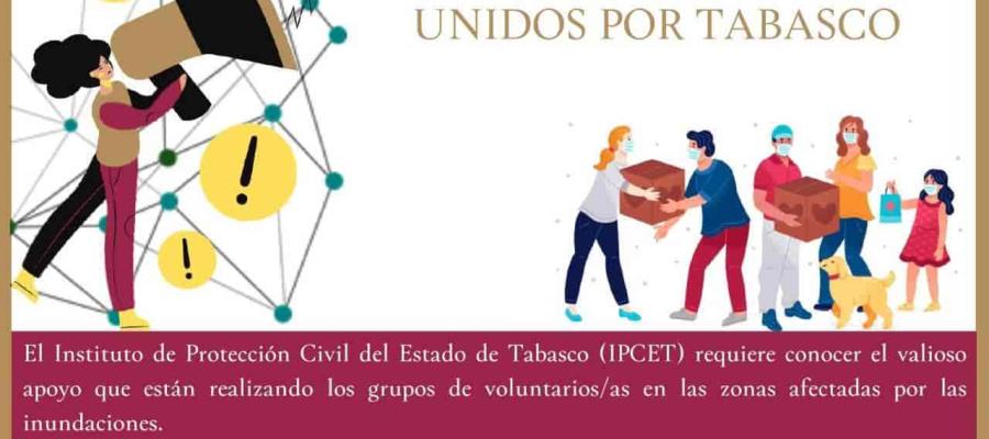 Convocan a grupos de ayuda a sumarse a la Red de Voluntarios para que apoyo a damnificados fluya ordenadamente