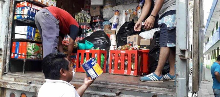 Distribuye Bienestar Tabasco más de 60 toneladas de ayuda humanitaria para afectados 
