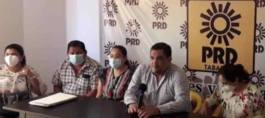 Acusa PRD que confrontación entre AALH y Bartlett es un juego perverso para no responsabilizarse de las inundaciones en Tabasco