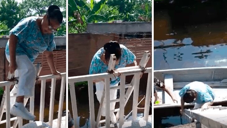 Reconocen esfuerzo de enfermera tabasqueña por salir de su vivienda inundada para ir al hospital a trabajar Reconocen esfuerzo de enfermera tabasqueña por salir de su vivienda inundada para ir al hospital a trabajar