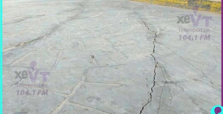 Tubo reventado generó hundimiento en Ruiz Cortines, explican