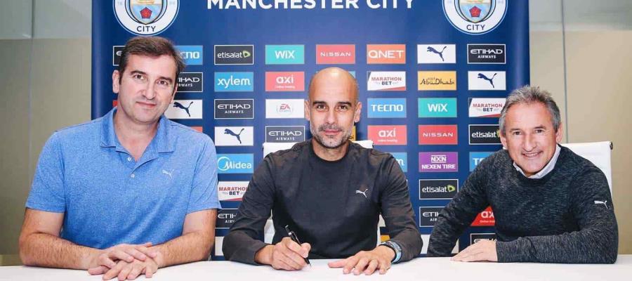 Pep Guardiola renueva con Manchester City hasta 2023