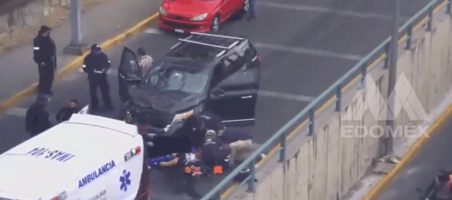 Atropellan a asaltantes que despojaron a cuentahabiente en Naucalpan, Estado de México