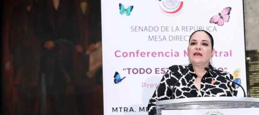 Denuncia Mónica Fernández Balboa a Gustavo Madero ante la FGR, por violencia de género en su contra