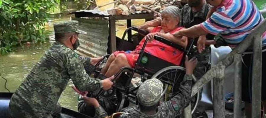 Proponen en Congreso Tabasqueño reconocimiento público a fuerzas armadas por su apoyo en inundaciones