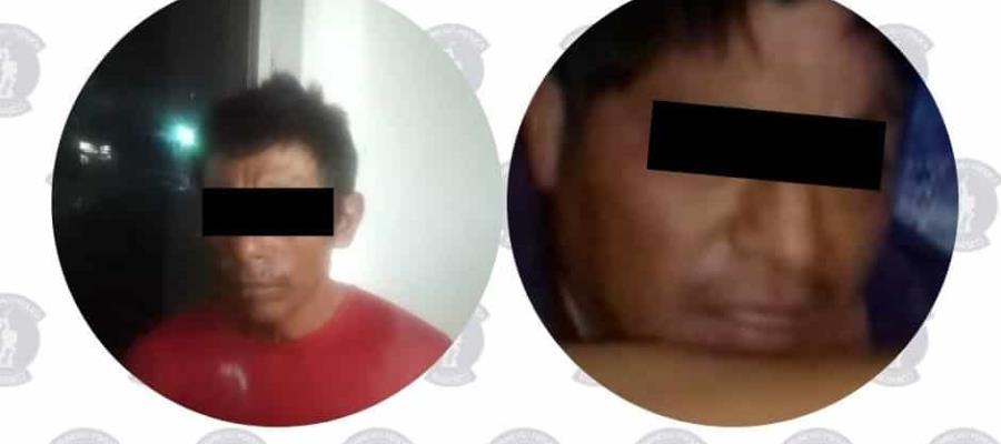 Aseguran a 2 sujetos señalados de allanamiento… en Centro