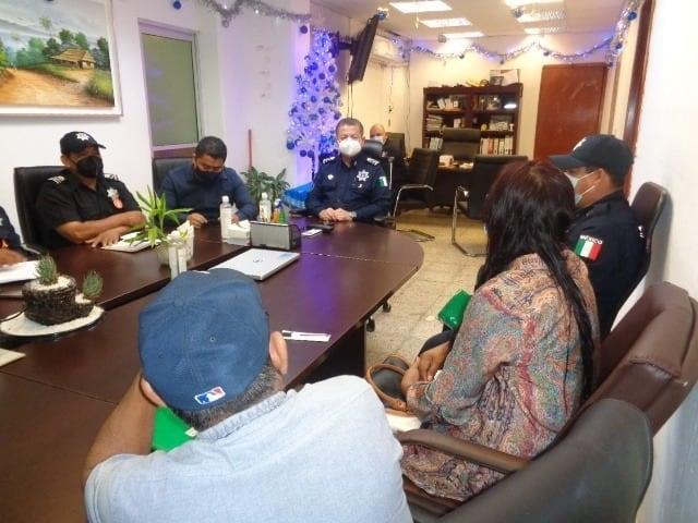 Delegados municipales solicitan a Secretaría de Seguridad mayor vigilancia