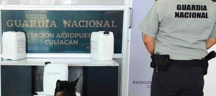 Asegura GN 100 litros de aparente metanfetamina con un valor de 24 mdp en Sinaloa