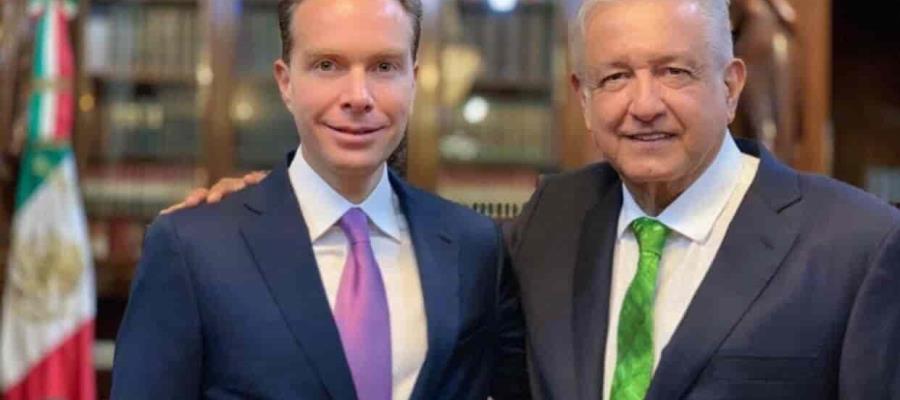 Si le va bien a Obrador, le irá mejor a México, dice Manuel Velasco