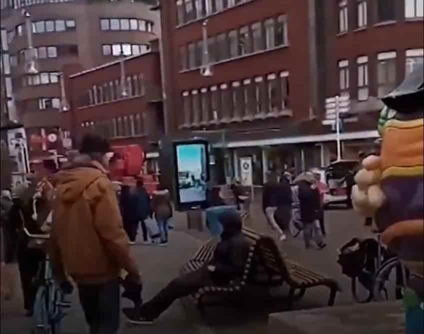 Sujeto ataca con cuchillo a personas en un supermercado en La Haya en Holanda