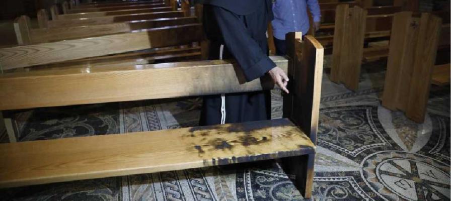 Sujeto intenta prenderle fuego a la iglesia de Getsemaní en Jerusalén Sujeto intenta prenderle fuego a la iglesia de Getsemaní en Jerusalén