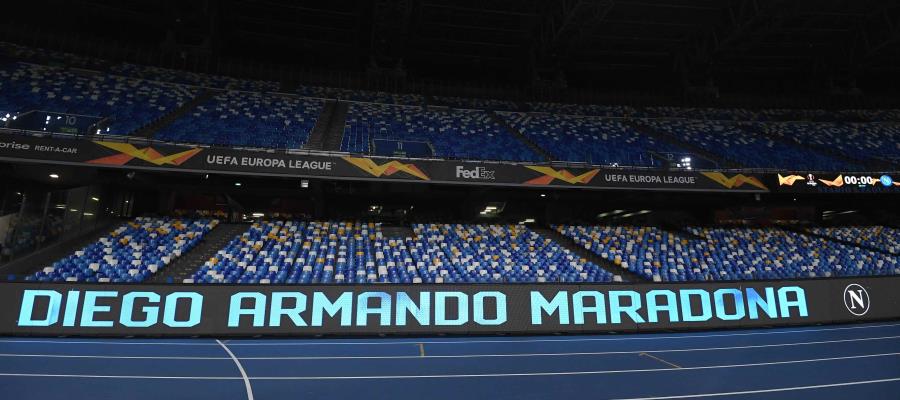 Renombran Estadio del Napoli como “Diego Armando Maradona”