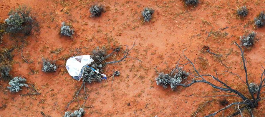 Regresa a la Tierra cápsula con muestras del asteroide Ryugu Regresa a la Tierra cápsula con muestras del asteroide Ryugu