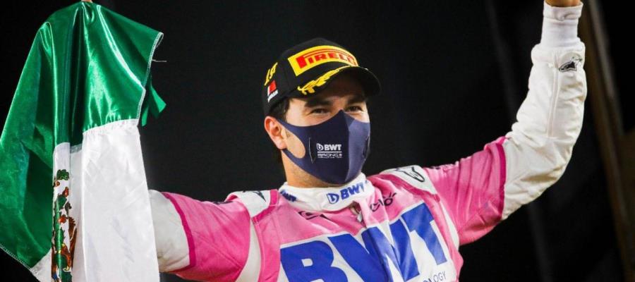 Checo Pérez remonta 18 lugares y gana el primer Gran Premio de su carrera