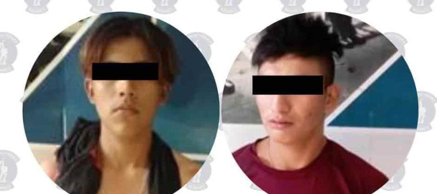 Detiene SSPC a dos jóvenes por amenazas; les decomisan un arma de fuego de plástico