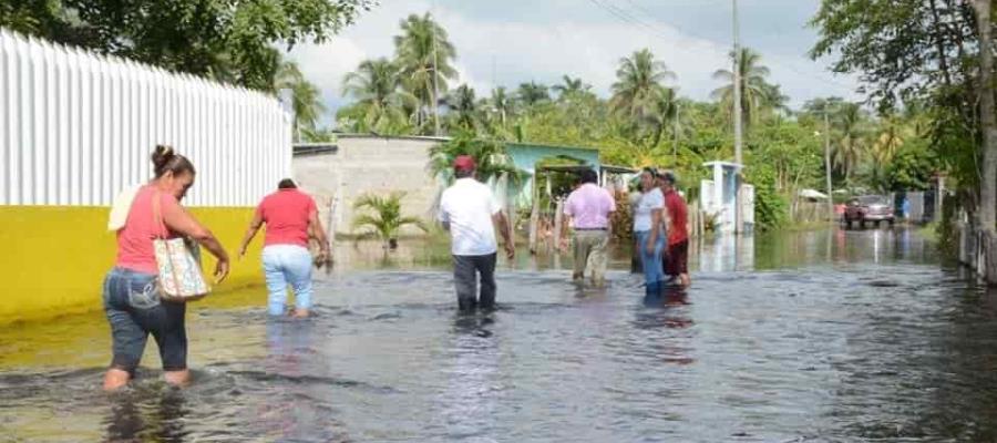 Permanecen nueve comunidades de Jalpa inundadas, reporta Ayuntamiento