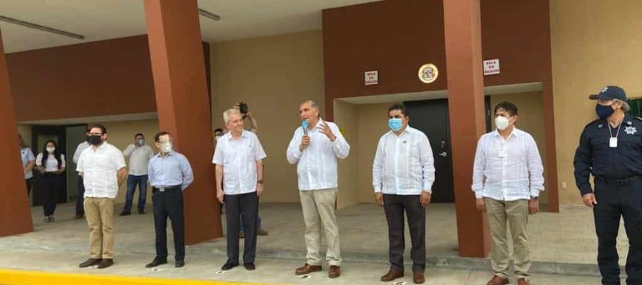 Inauguran en Huimanguillo y Cárdenas juzgados de control y sala de juicios orales 